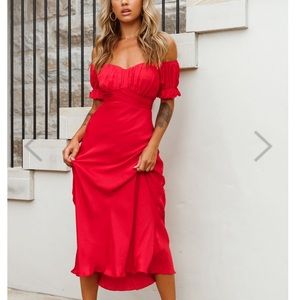 DROP IN PRICE Beautiful Midi red dress